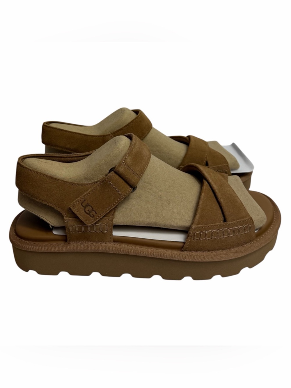 UGG Sungaze Strappy Sandals Sand Women's Size 10 New With Box